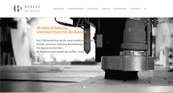 Desktop Screenshot of beneke-beschriftet.de